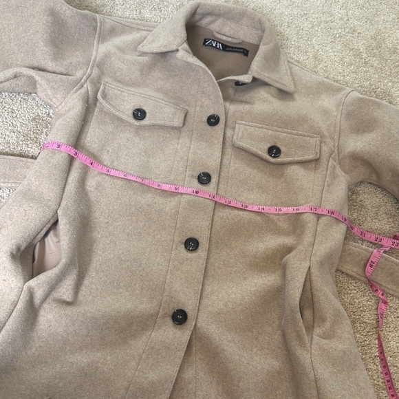 Zara Women's Beige Utility Jacket - Picture 7 of 12
